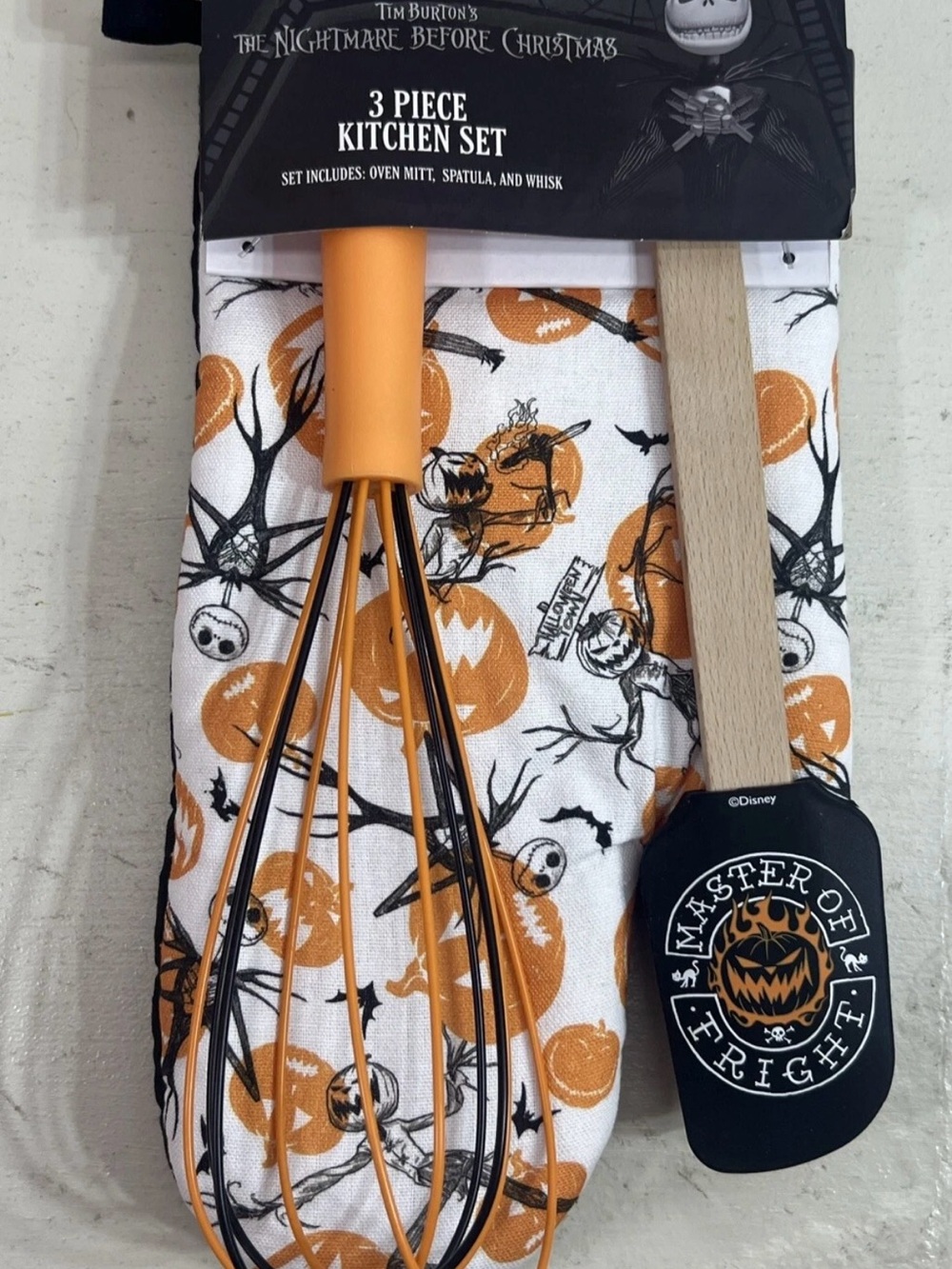 Disney The Nightmare Before Christmas Kitchen Tool Set - Orange & Black - Picture 3 of 5